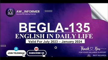 BEGLA 135 SOLVED ASSIGNMENT IN ENGLISH 23-24 | BEGLA 135 SOLVED ASSIGNMENT 23-24 | OL PRO.STUDENT