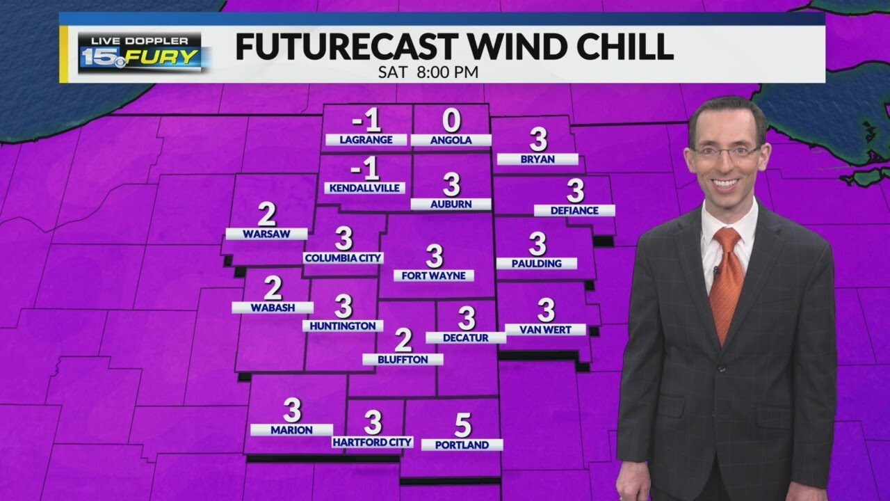 A stretch of below zero wind chills - YouTube