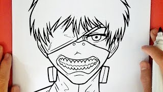 HOW TO DRAW KANEKI