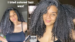 I TRIED HAIR COLOR WAX ON MY CURLY NATURAL HAIR |Jennifer Daley