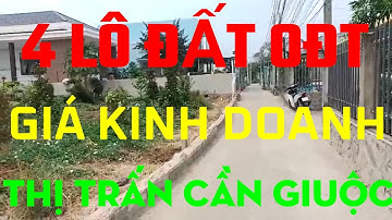 (Ms 157♥️Đã Bán) Bán 4 Lô Đất OĐT Giá Kinh Doanh - Thị Trấn Cần Giuộc, Long An | Bđs Long An