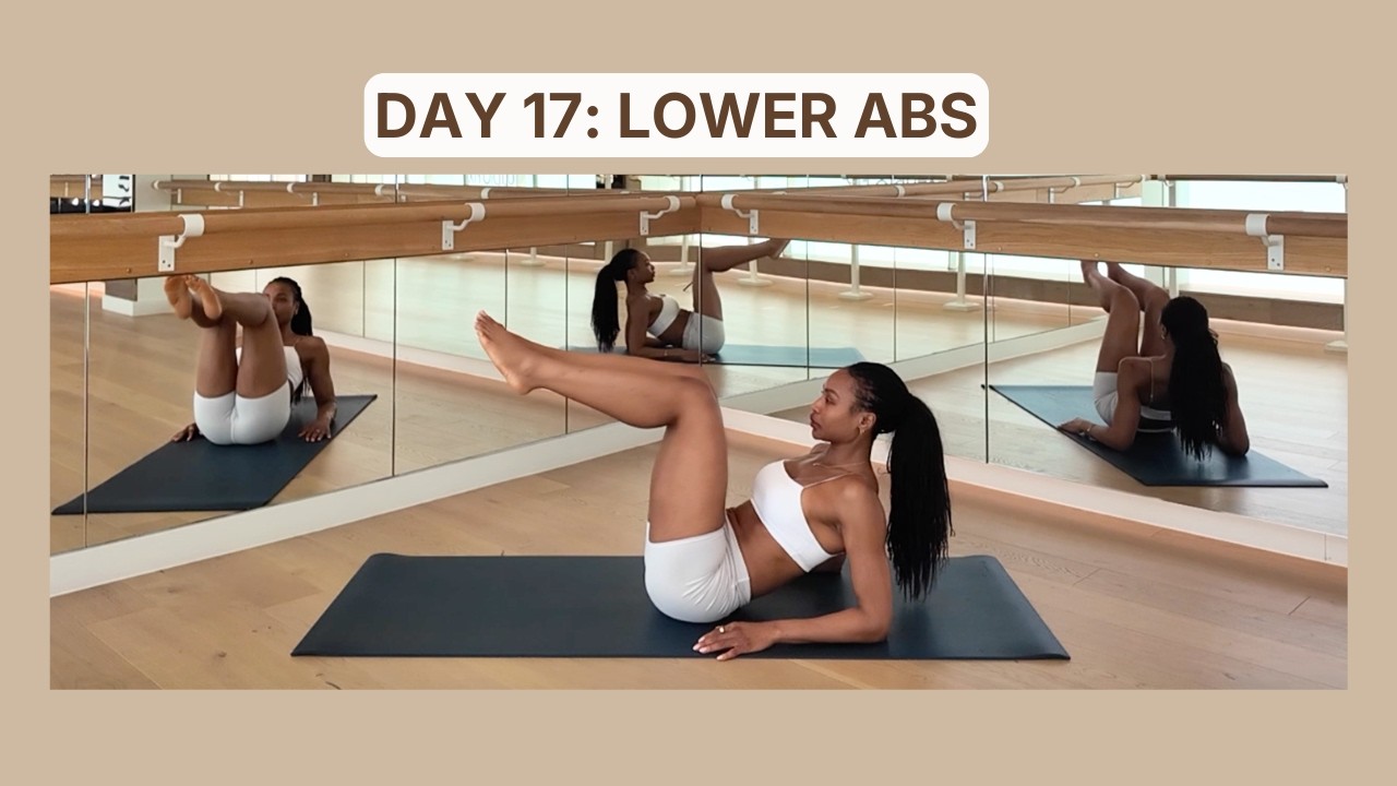 Day 17 – 8 Min Lower Abs & Deep Core | 28 Day Pilates