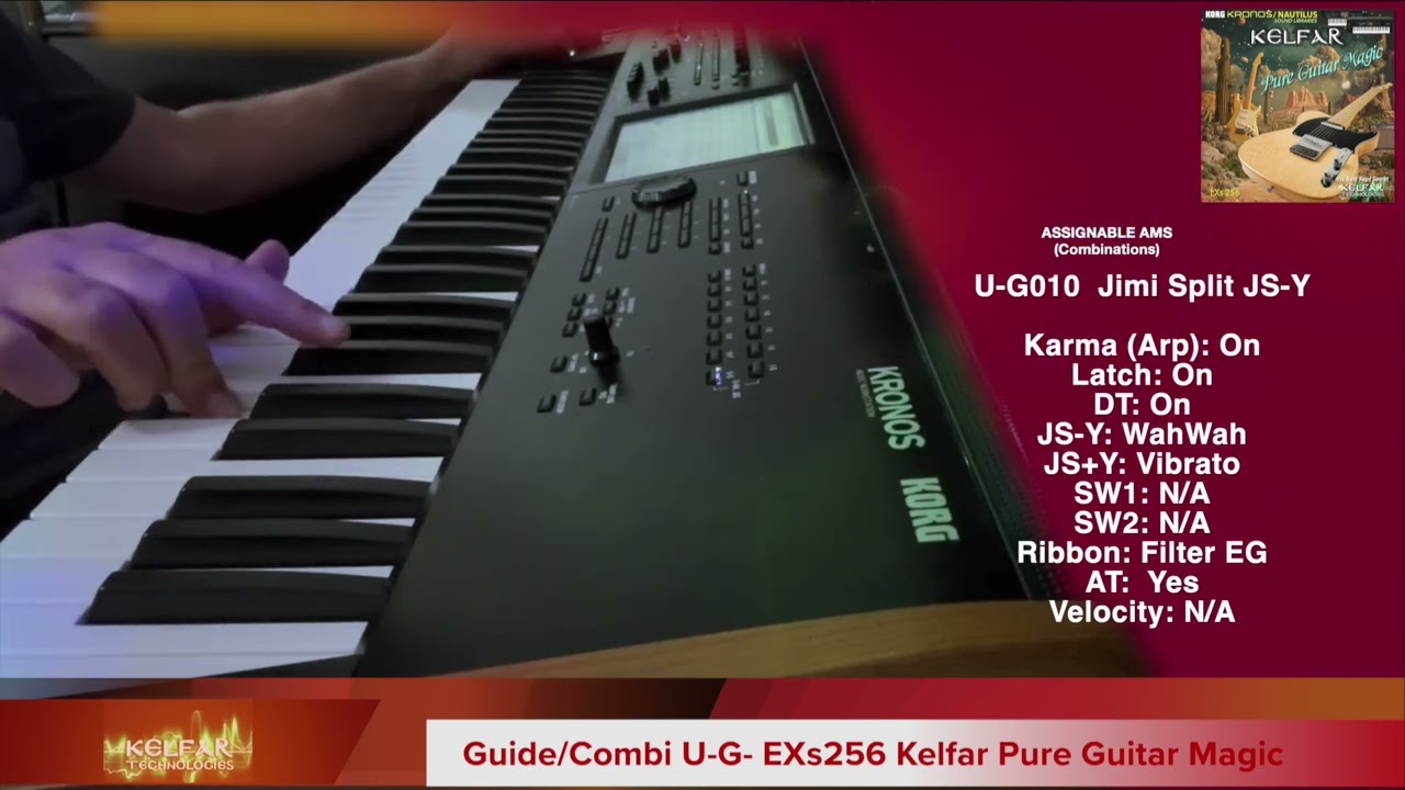 EXs256 Kelfar Pure Guitar Magic   Kronos & Nautilus Guitars   Combinations Guide