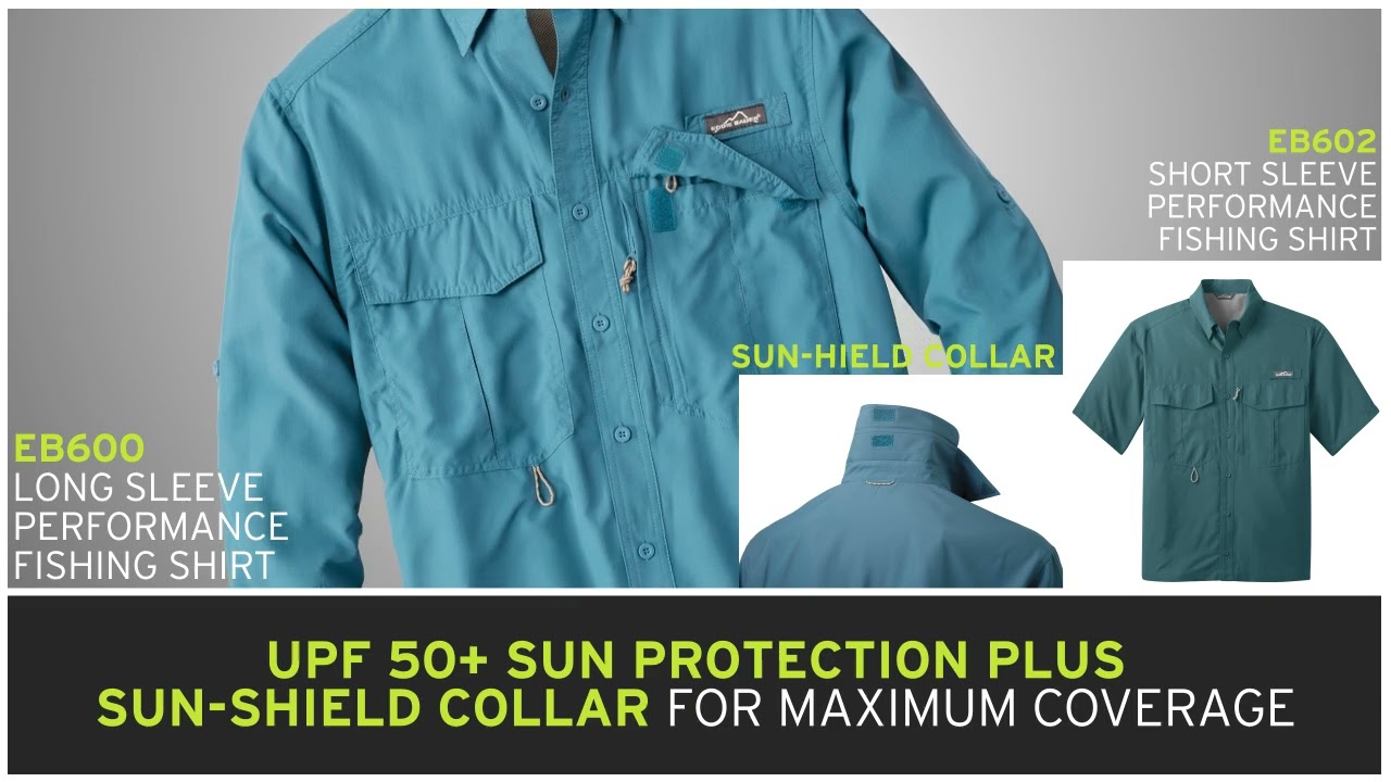 Eddie Bauer EB600 Long Sleeve Performance Fishing Shirt