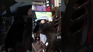 Locked in behind the wheel of the ImSim GARRA Carbono