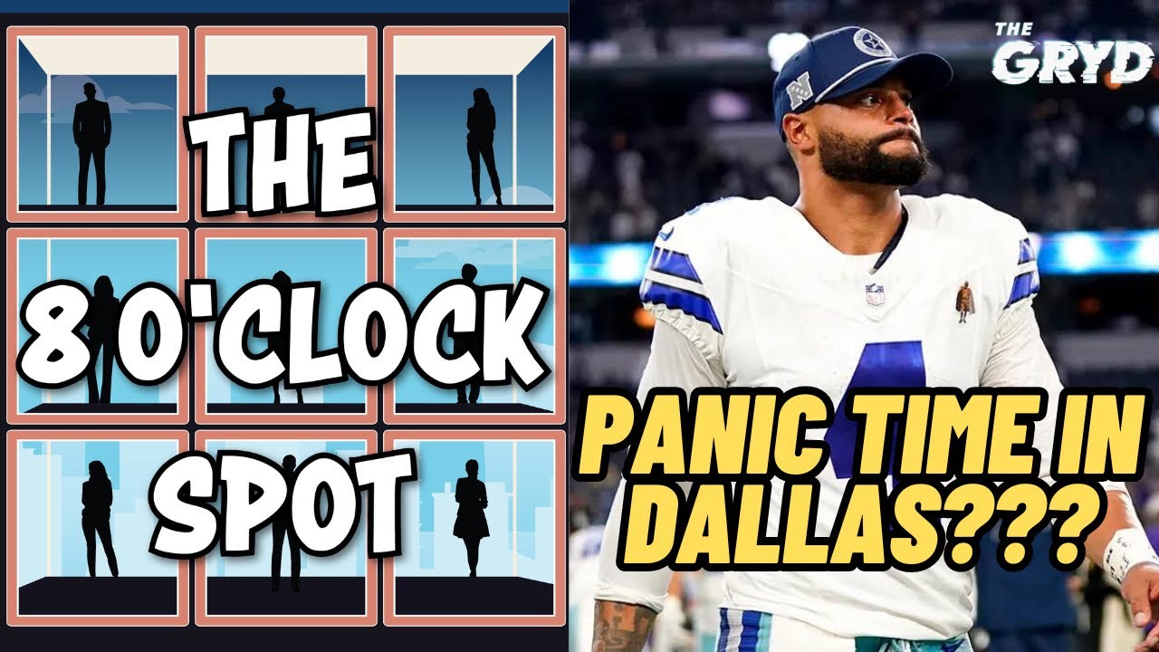 Is It PANIC TIME for the Dallas Cowboys? | The 8 O’Clock Spot