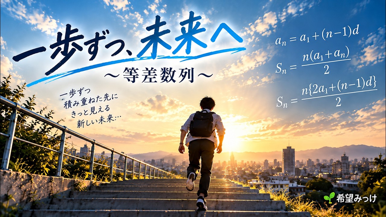 等差数列の公式の歌 『一歩ずつ、未来へ』