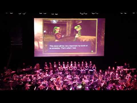 Legend of Zelda Symphony of the Goddesses. Lost woods - Ocarina of Time. London 23.5.13.