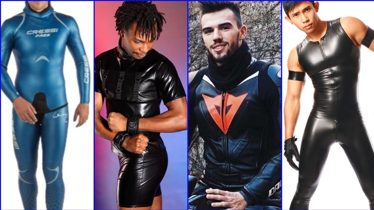 Beautiful and gorgeous latex outfits for men's#latestlatexfashionformen