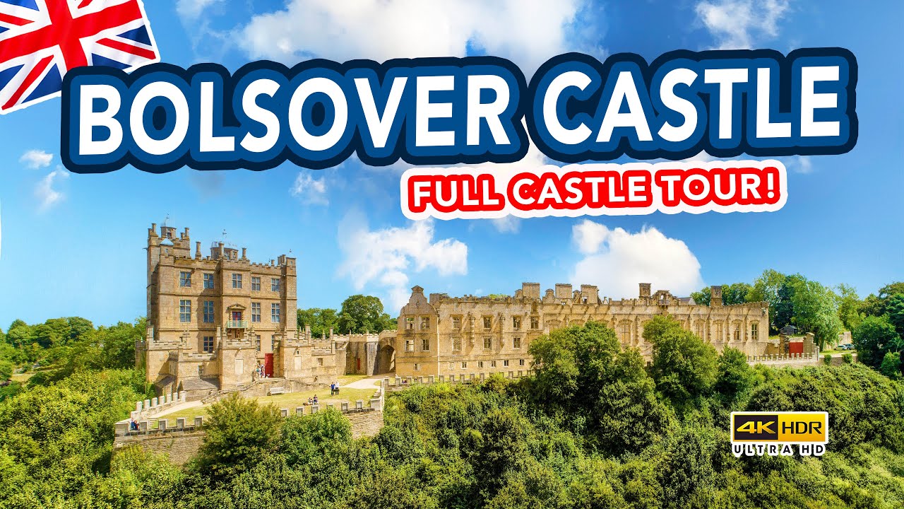 BOLSOVER CASTLE | Full tour of historic Bolsover Castle, Derbyshire, England | 4K UK Walk
