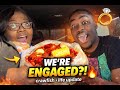 CRAWFISH MUKBANG 🦞 | BIG LIFE UPDATE 💍