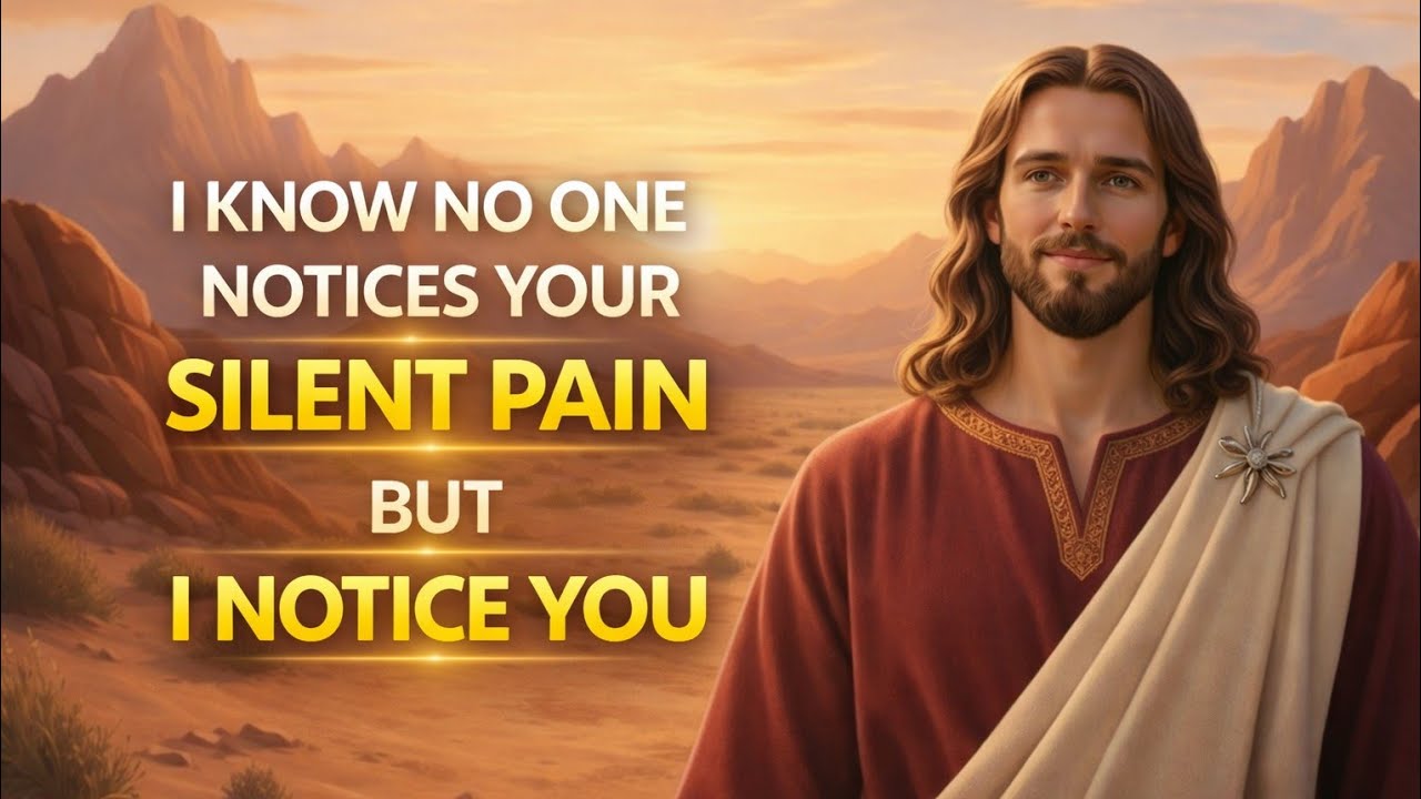 God Says: I Know No One Notices Your Silent Pain, But I Notice You