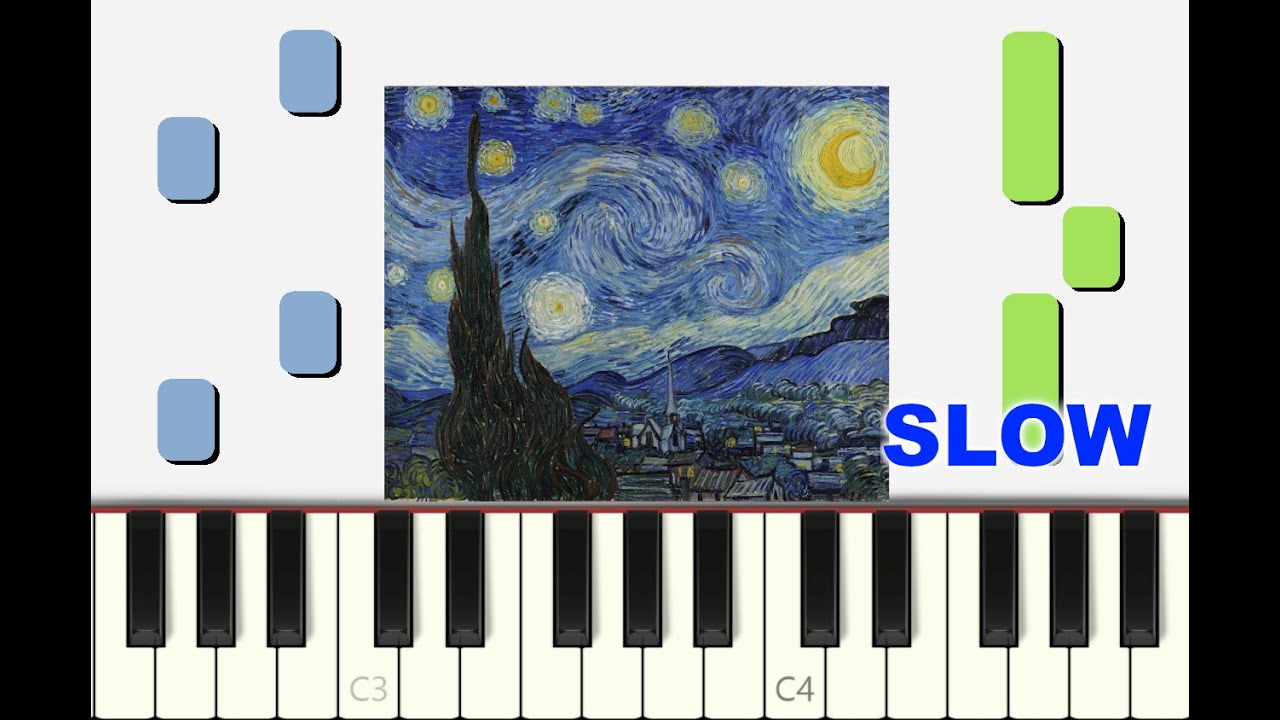 SLOW piano tutorial 
