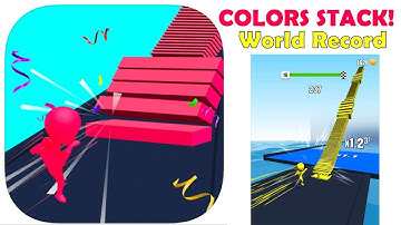 Stack Colors! | World Record ALL LEVELS | Gameplay First Impression Andriod/IOS | By Voodoo
