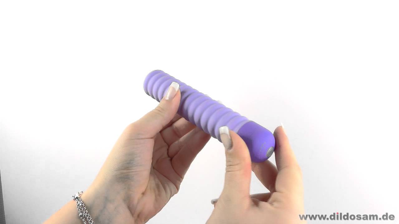 "Vibrator in Lila" Evolved Lust Ribbed Vibrator Purple by dildosam.de