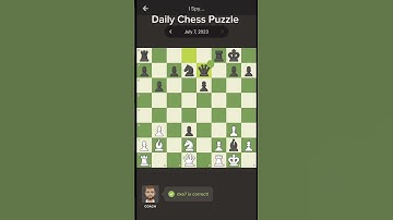 July 7th 2023 Daily Chess Puzzle Hints and Answer #chess