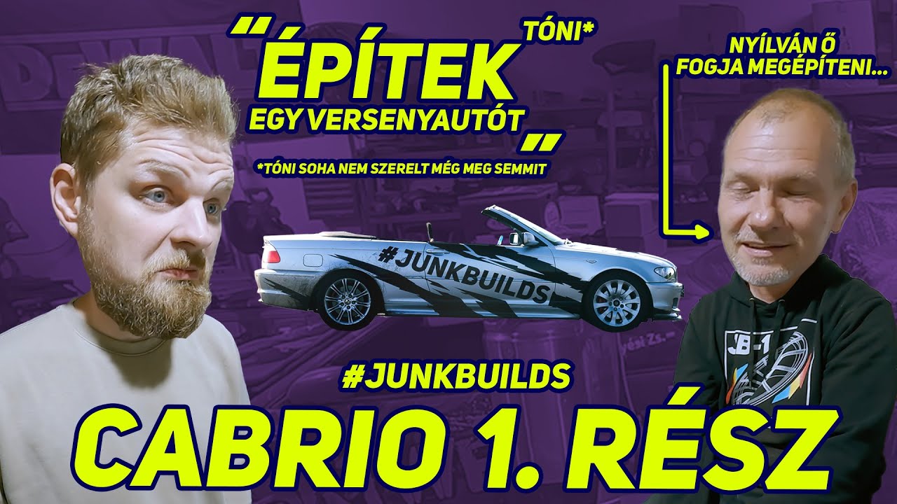 A hülye is tud versenyautót építeni (?)- Avagy Tóni épít |  #junkbuilds | #e46 | #drift