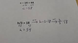 OEMS 7th Grade Math Pre-Lesson 17 Algebra Review Part 1