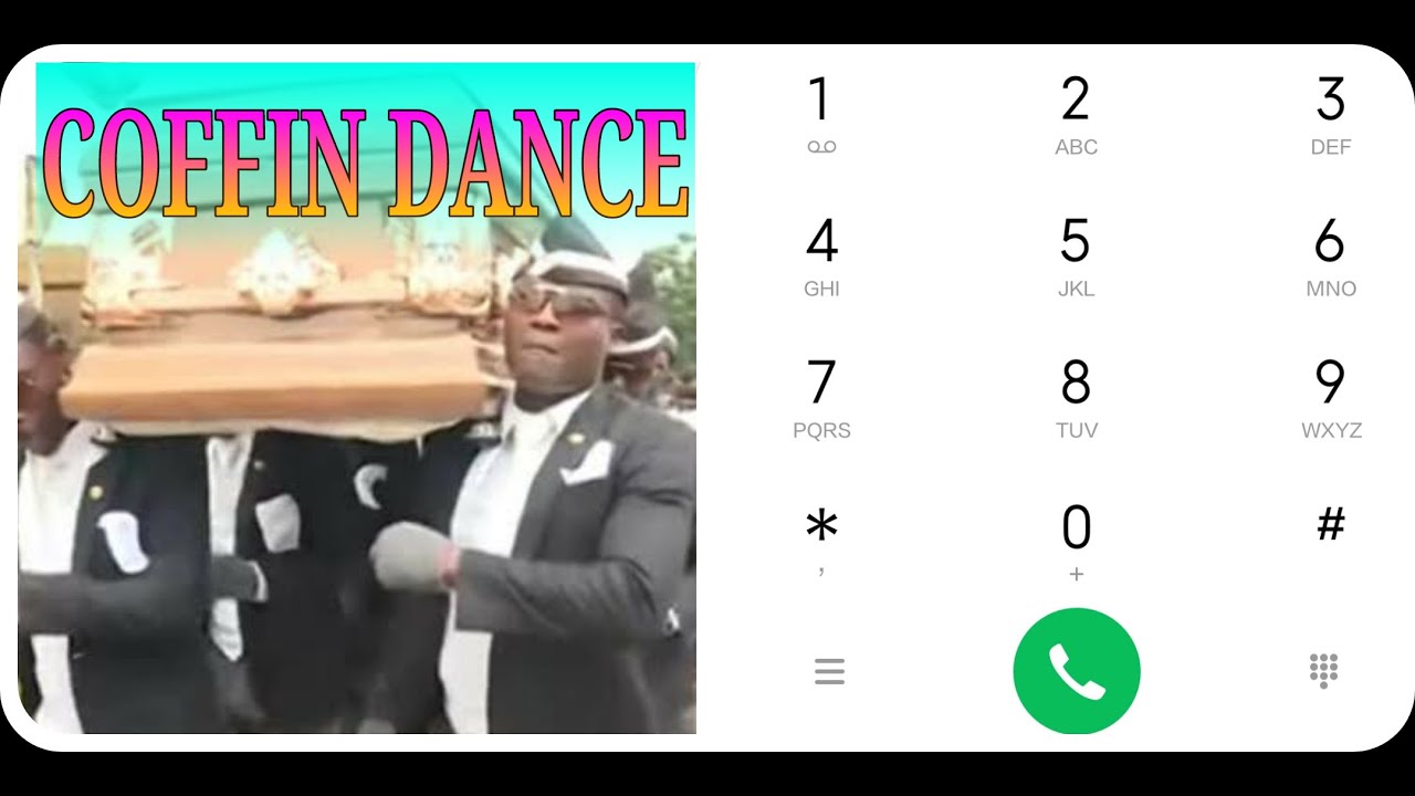 Coffin music in dialpad keys | Astronomia | Funeral dance | viral meme