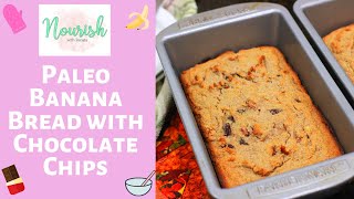 Paleo Banana Bread with Chocolate Chips Recipe Paleo Banana Bread with Chocolate Chips Recipe