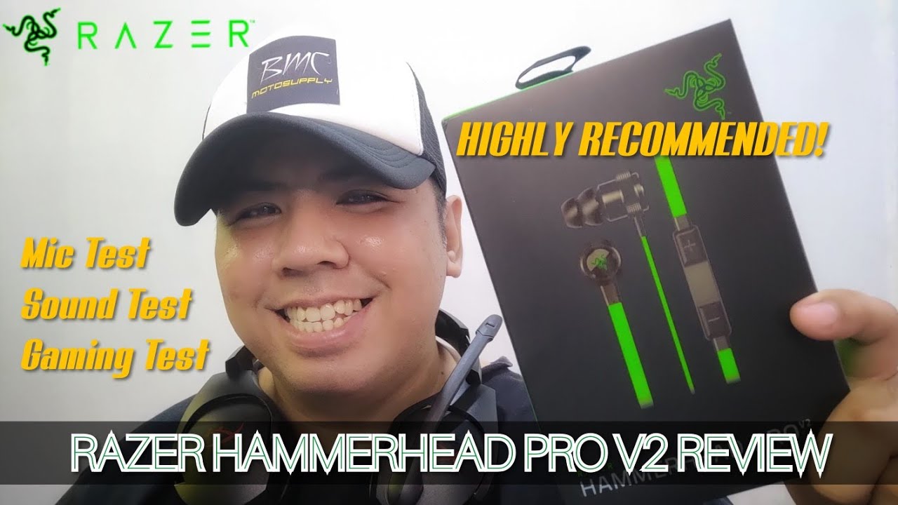 Highly Recommended Razer Hammerhead Pro V2 Review Mic Sound Gaming Test Part Ii Youtube