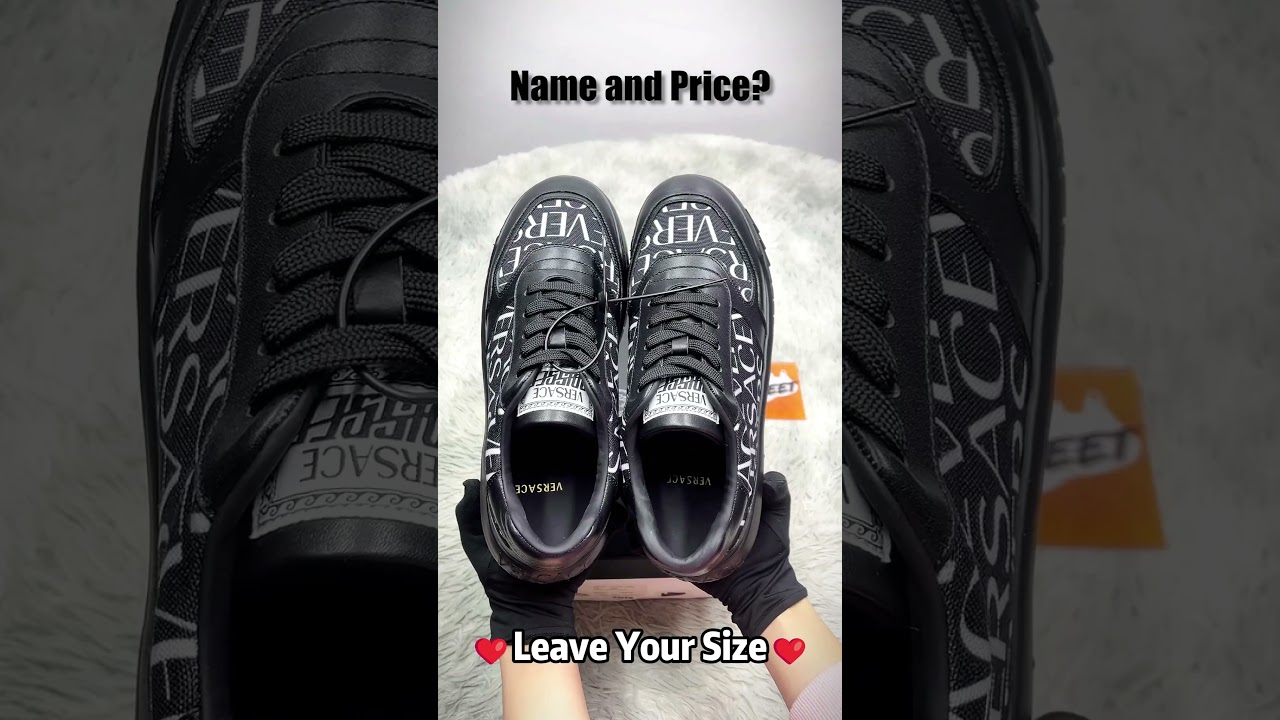 2024 Real VS Fake VERSACE Sneakers unboxing checking