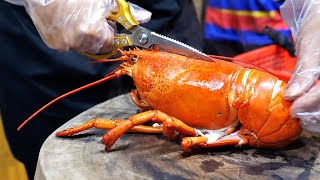 Vietnamese Street Food - ALASKA LOBSTER RICE PORRIDGE Seafood Quy Nhon Vietnam