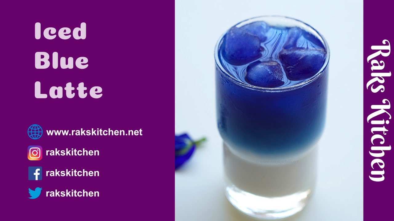 How to Make a Butterfly Pea with Brewed Tea and Strawberry Syrup
