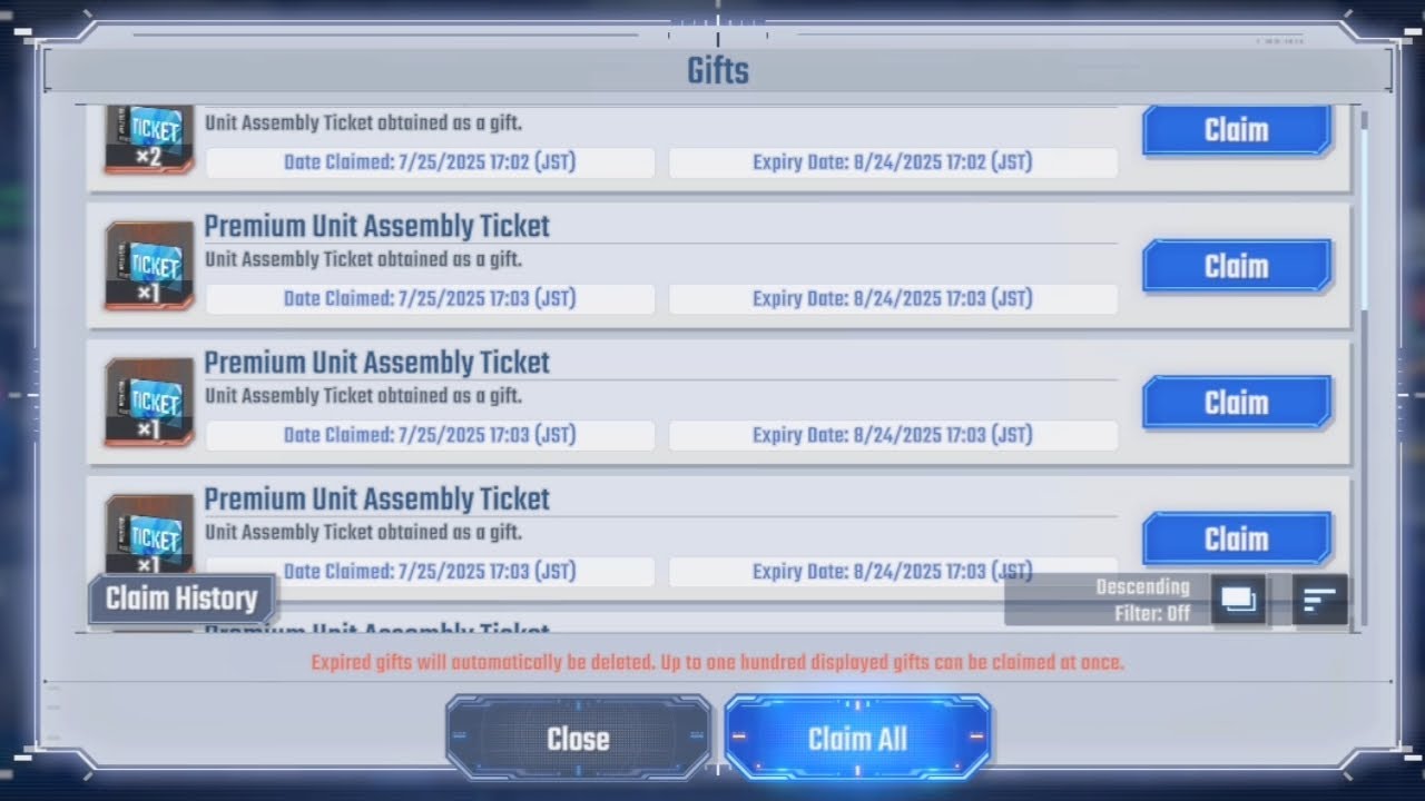 10 Working Codes for new player(10 ticket +300 diamonds)| SD Gundam G Generation Eternal 