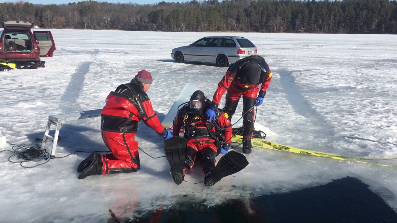 Ice Diving in Minnesota Take 2 YouTube