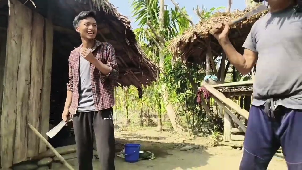 A Day in a Jungle vlog show  🌿☘️🦈🐟 #Anang Konyak ##