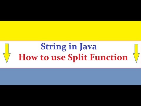 String methods in Java | String function in java | Split function in java | Split in Java
