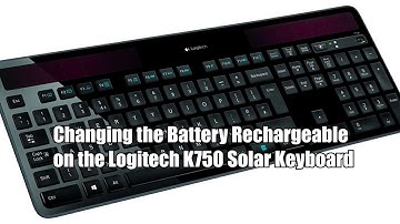 Vervangen van de oplaadbare batterij van het Logitech K750 Solar Keyboard (eenvoudig)