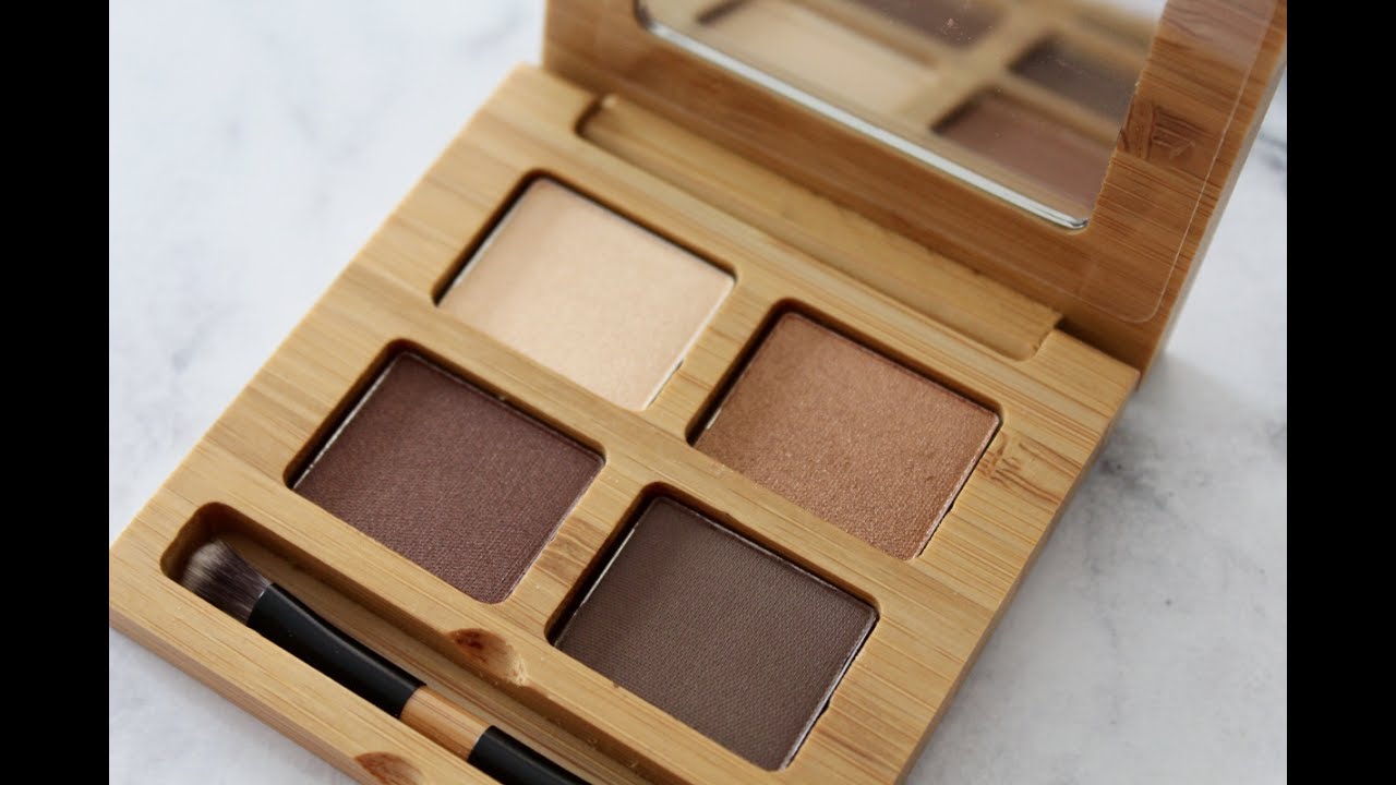 Antonym Certified Organic Eyeshadow Quattro in NOISETTE Swatch & Review