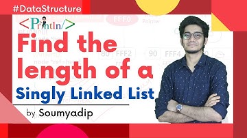 #2.6 Find the length of a Singly Linked List | with Coding | Data Structure | Println