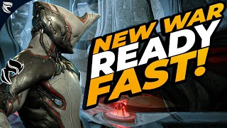 Warframe: HOW to be NEW WAR READY as FAST AS POSSIBLE! #ad
