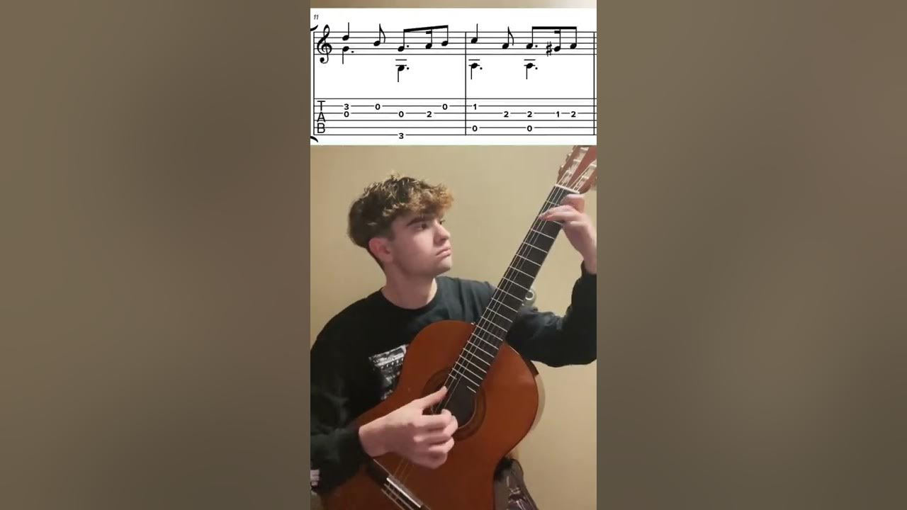Greensleeves Classical Guitar Cover + Tabs & Sheet Music