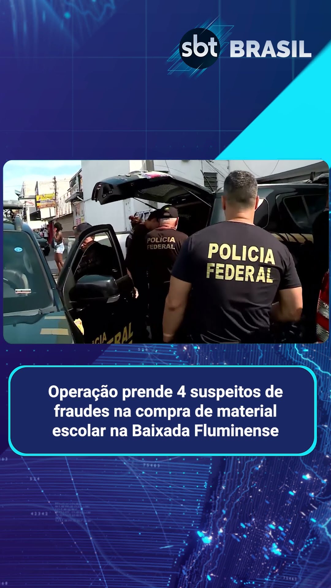 PF prende quatro envolvidos em desvios de R$ 100 milhões do Fundeb no Rio | SBT Brasil (11/02/25)