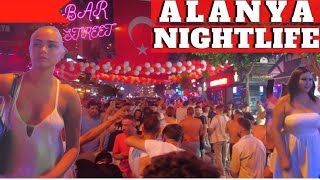 alanya barlar sokağı bildiginiz gibi ! alanya gece hayatı 2022