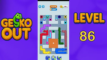 Gecko Out Level 86 Solution  | Step by Step Walkthrough