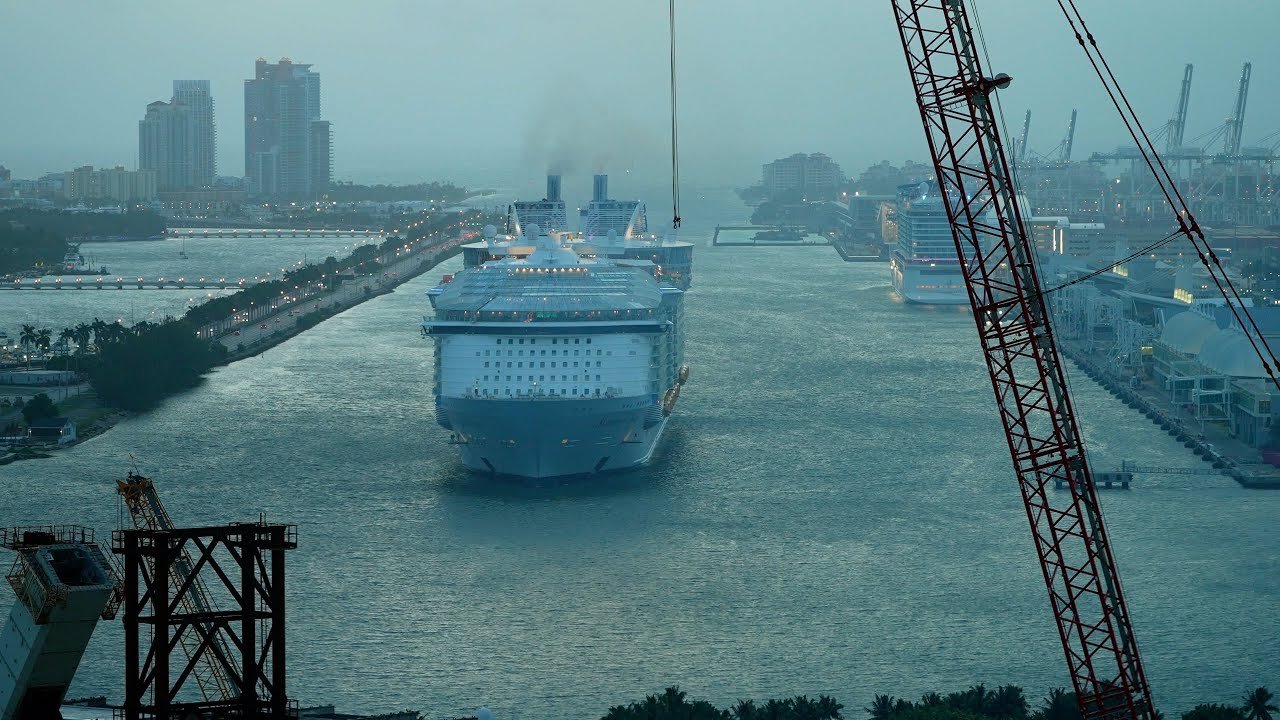 🔴 Port Miami Cruise Ship Terminals - LIVE