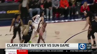 Clark scores 20 in debut, but falls to Connecticut Sun