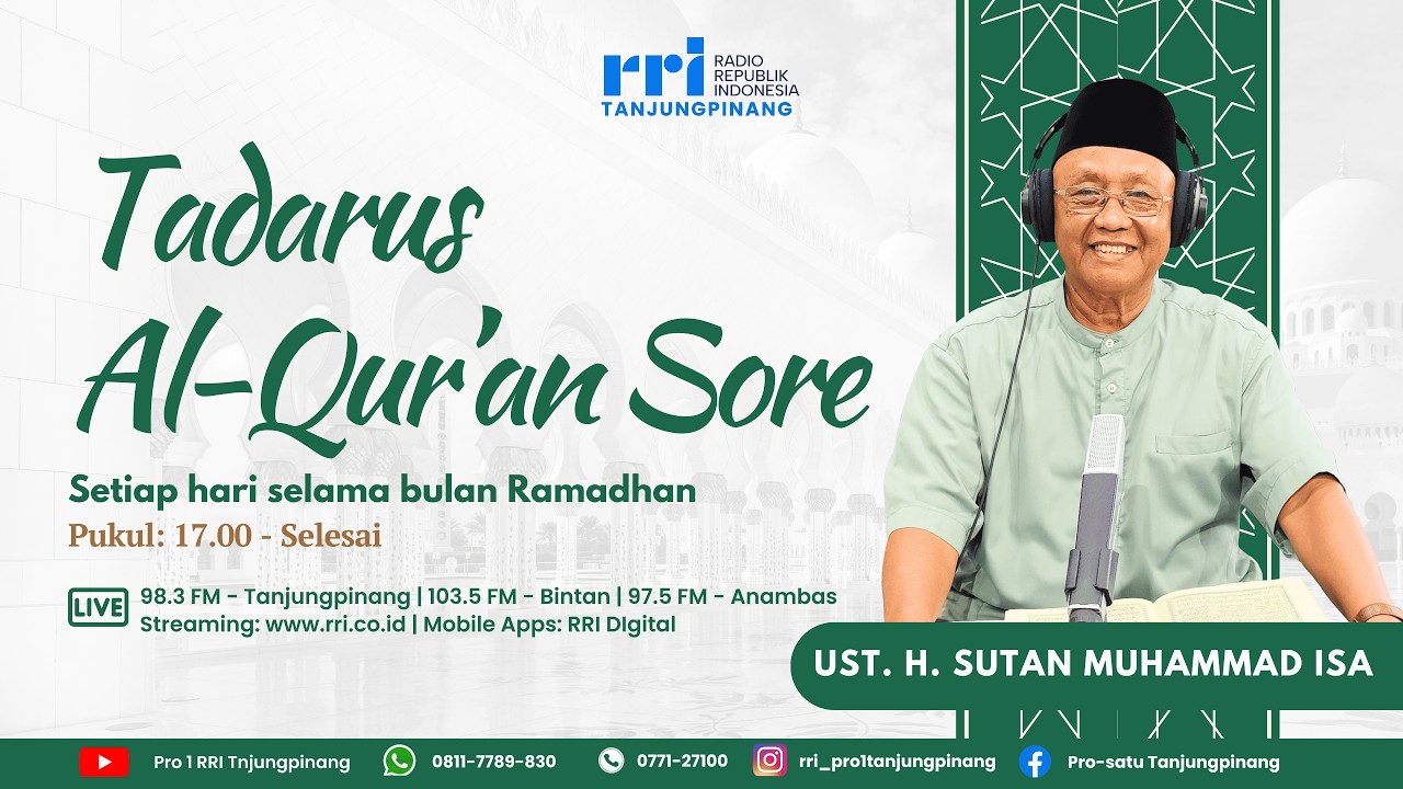 Tadarus Al Qur'an Sore - Minggu 01 Maret 2026 / 11 Ramadhan 1447 H