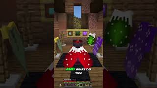 Choosing the Perfect Red Wings for Christmas! #shorts #minecraft #ignitorsmp @VidMCU
