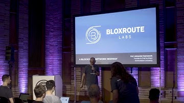 Aleksandar Kuzmanovic Presents BloXroute: a Blockchain Network Highway at Web3 Summit 2019