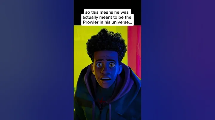 So Miles was meant to be the Prowler😱😱 #shorts #spiderverse