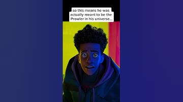 So Miles was meant to be the Prowler😱😱 #shorts #spiderverse