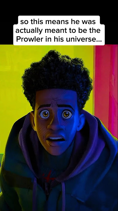 So Miles was meant to be the Prowler😱😱 #shorts #spiderverse