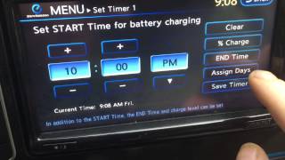 How to set charge timer 2012 Nissan LEAF