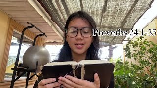 Proverbs 24:1-34 Read Through | Reading Chapter 24 of The Book Of Proverbs | Bible Reading (KJV)